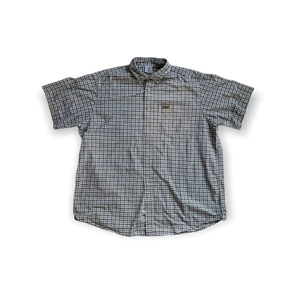 Carhartt short sleeve button down shirt